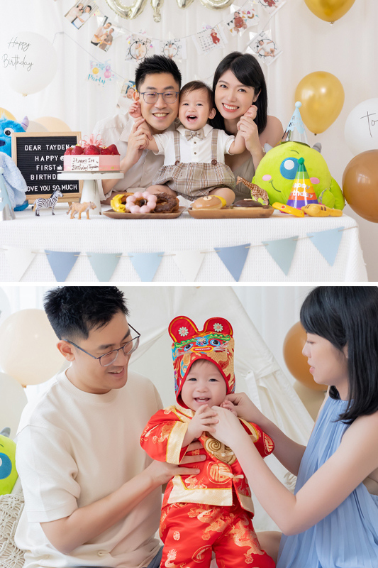 【抓週攝影】抓週記錄 親子攝影 生日寫真