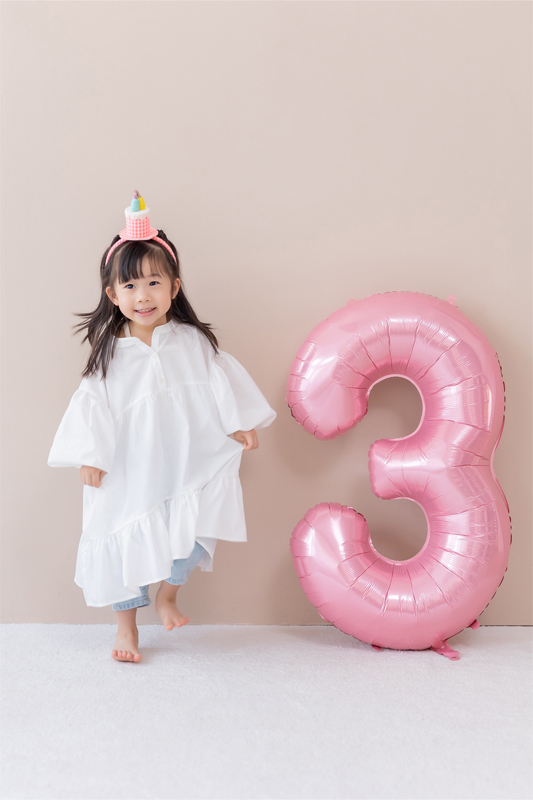 【親子攝影】三人全家福 生日派對寫真