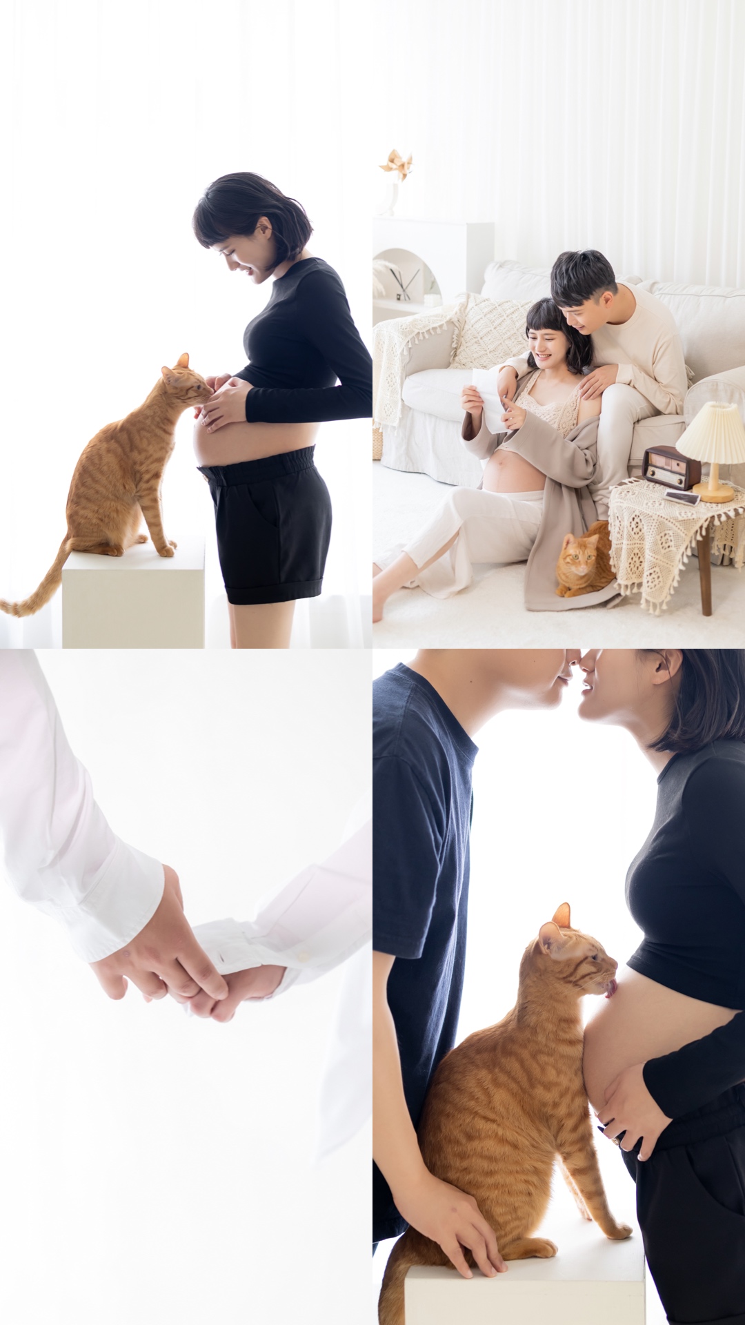 【居家孕婦照】孕婦寫真 孕期紀錄溫馨風格推薦 寵物孕婦照