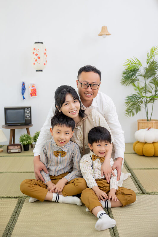 【親子寫真】活潑四歲親子寫真 全家福攝影推薦