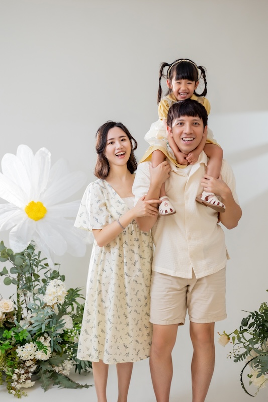 【兒童寫真推薦】3、4歲親子寫真 全家福