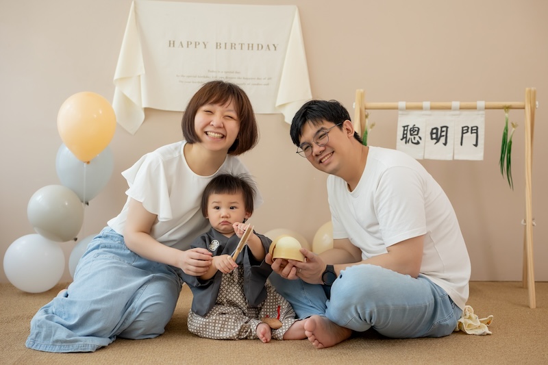 週歲攝影,寶寶週歲,抓周場地,抓周,親子寫真,抓周寫真,一歲生日,親子攝影,台北全家福,抓周推薦