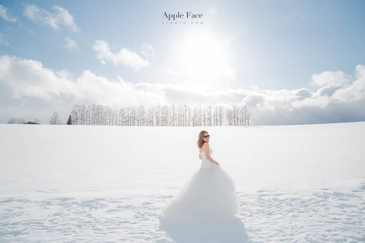 北海道婚紗,北海道小樽婚紗,雪地婚紗,北海道雪地婚紗,雪之美術館,北海道大學,日本海外婚紗,apple face海外婚紗,hokkaido,海外婚紗北海道雪景