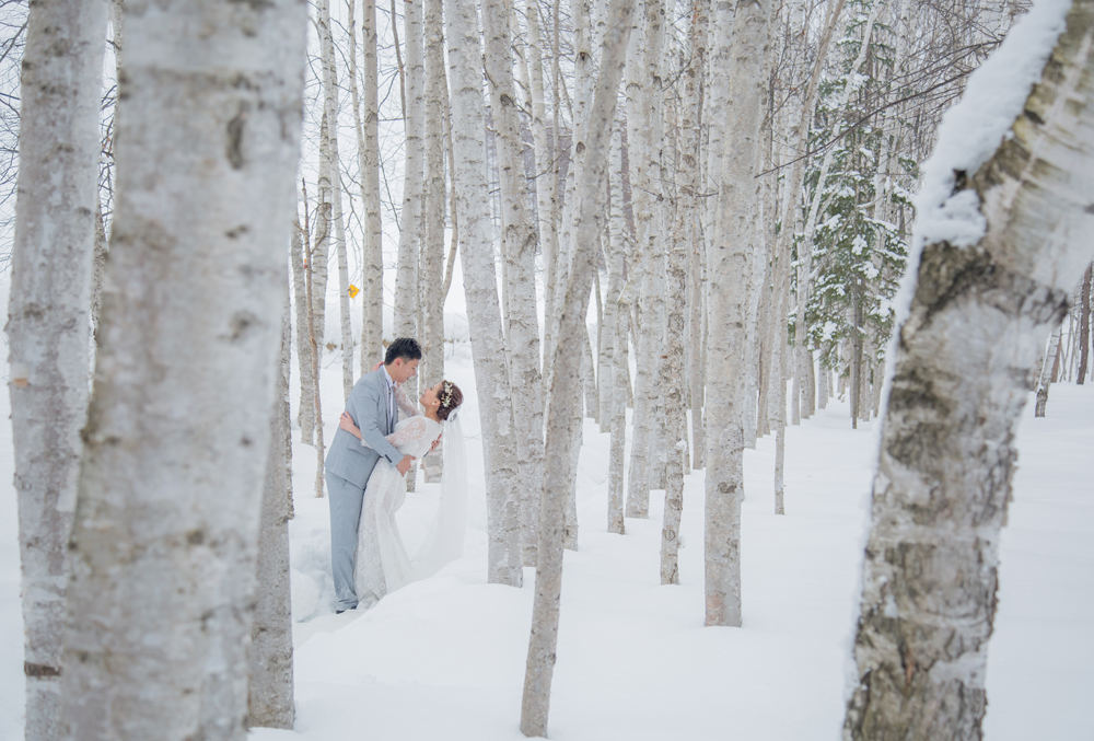 北海道婚紗,雪地婚紗
