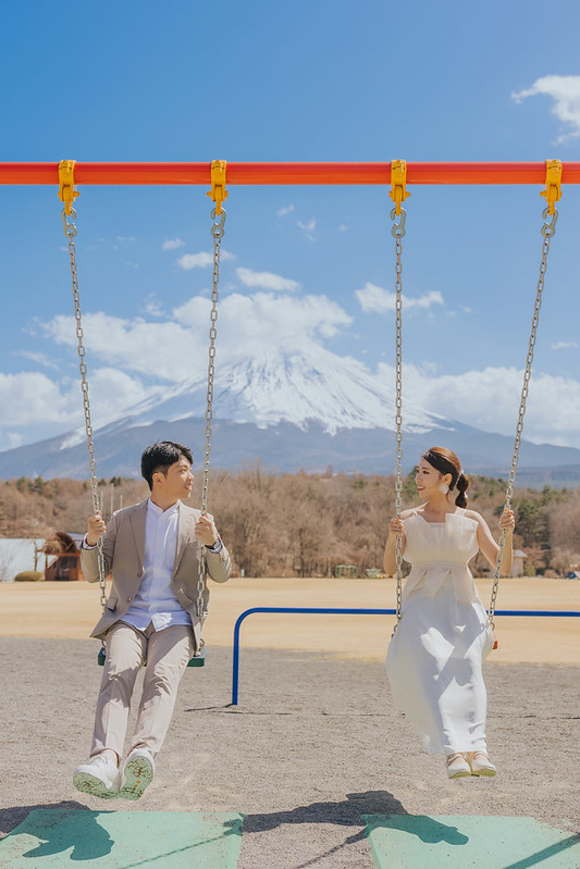 Pre-wedding自助婚紗 富士山婚紗攝影 旅拍蜜月婚紗 