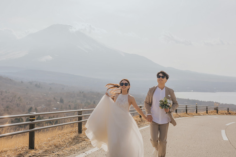Pre-wedding自助婚紗 富士山婚紗攝影 旅拍蜜月婚紗 