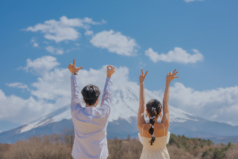 Pre-wedding自助婚紗 富士山婚紗攝影 旅拍蜜月婚紗 