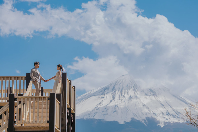 Pre-wedding自助婚紗 富士山婚紗攝影 旅拍蜜月婚紗 