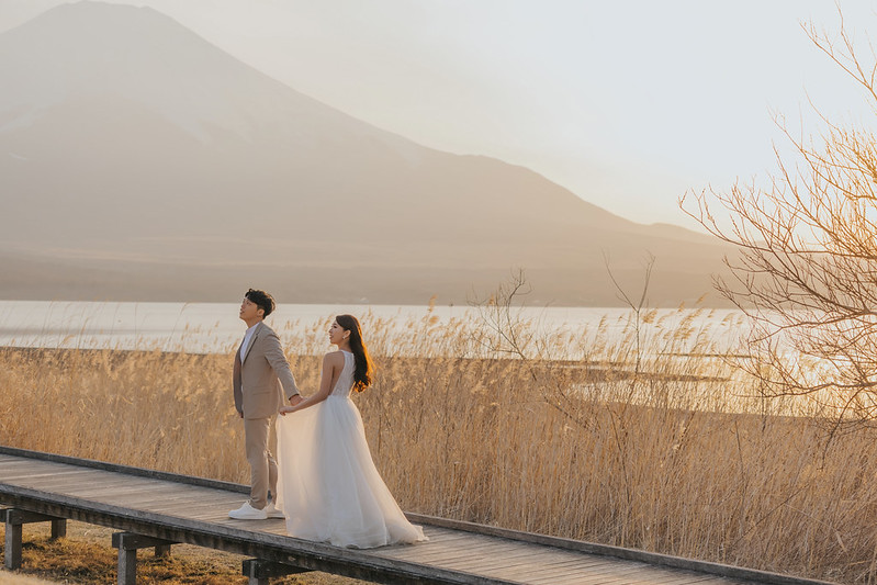 Pre-wedding自助婚紗 富士山婚紗攝影 旅拍蜜月婚紗 