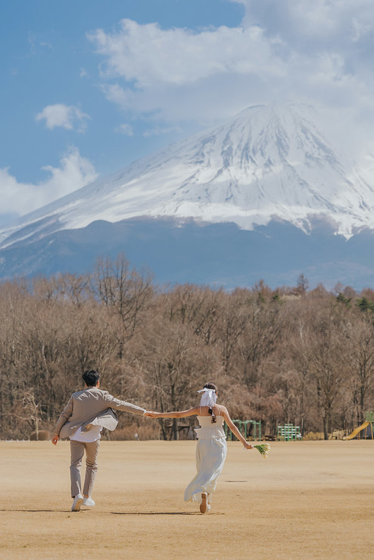 Pre-wedding自助婚紗 富士山婚紗攝影 旅拍蜜月婚紗 