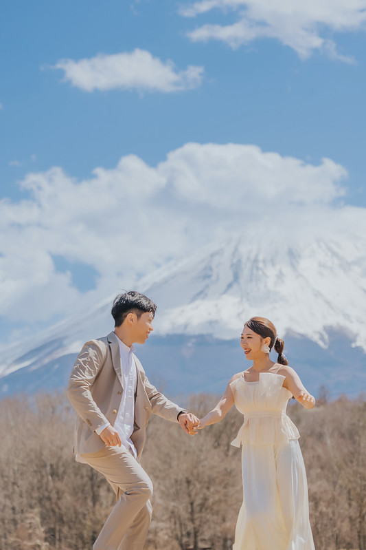 Pre-wedding自助婚紗 富士山婚紗攝影 旅拍蜜月婚紗 