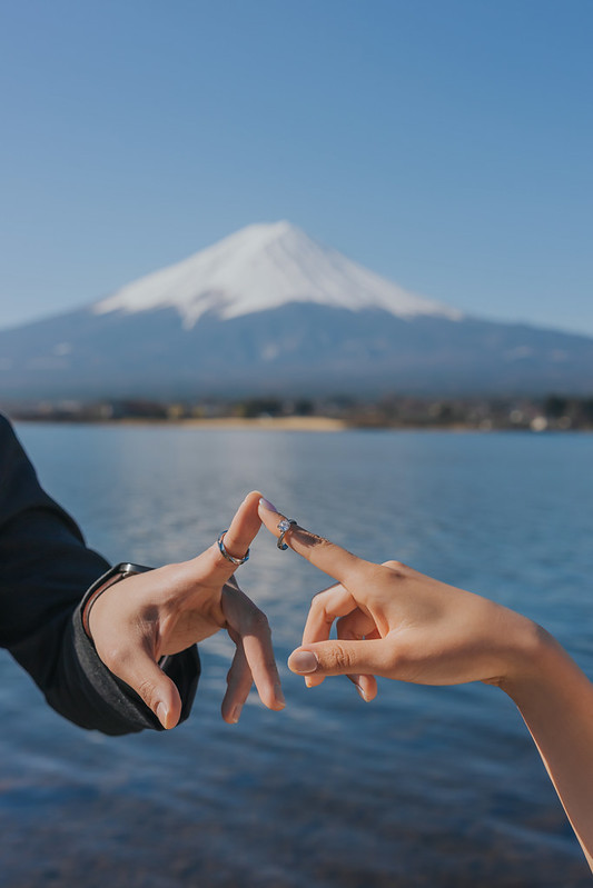 Pre-wedding自助婚紗 富士山婚紗攝影 旅拍蜜月婚紗 