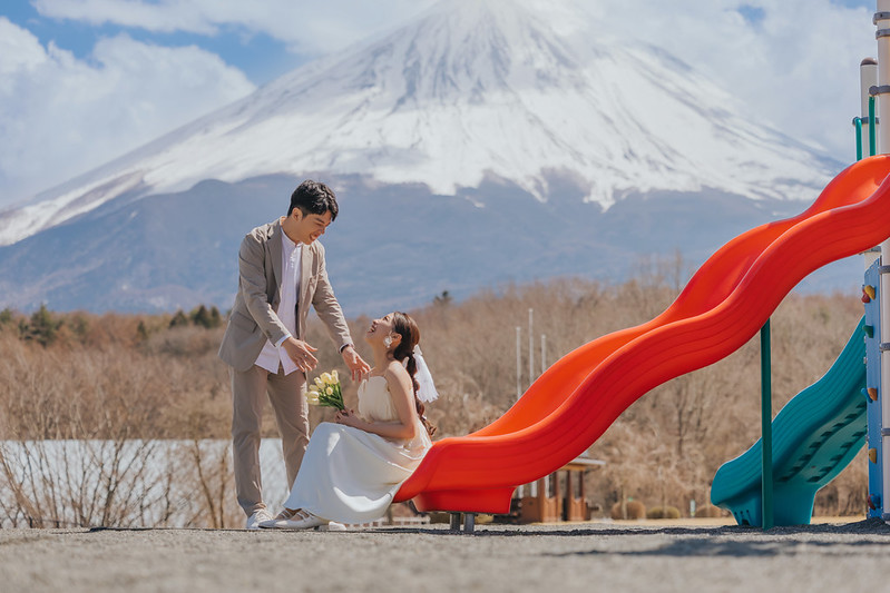 Pre-wedding自助婚紗 富士山婚紗攝影 旅拍蜜月婚紗 