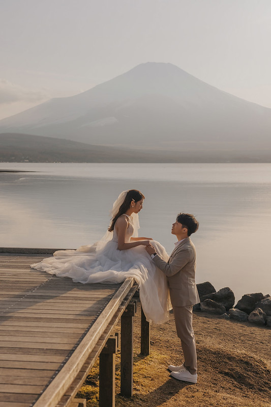 Pre-wedding自助婚紗 富士山婚紗攝影 旅拍蜜月婚紗 