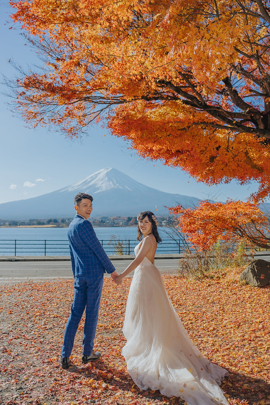 【富士山楓葉婚紗】日本拍婚紗 富士山景點 河口湖楓葉婚紗 富士山婚紗攝影 旅拍蜜月婚紗 海外婚紗婚禮攝影推薦 海外婚紗攝影