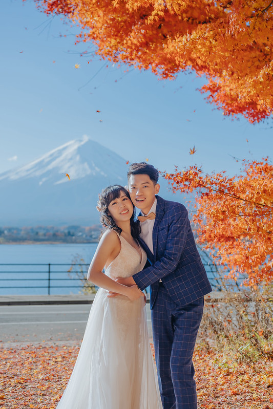 【富士山楓葉婚紗】日本拍婚紗 富士山景點 河口湖楓葉婚紗 富士山婚紗攝影 旅拍蜜月婚紗 海外婚紗婚禮攝影推薦 海外婚紗攝影