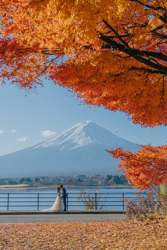 【富士山楓葉婚紗】日本拍婚紗 富士山景點 河口湖楓葉婚紗 富士山婚紗攝影 旅拍蜜月婚紗 海外婚紗婚禮攝影推薦 海外婚紗攝影