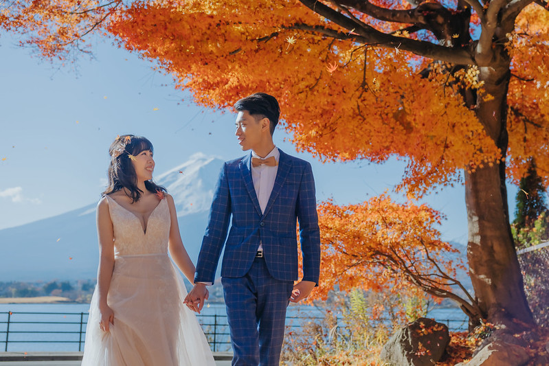 【富士山楓葉婚紗】日本拍婚紗 富士山景點 河口湖楓葉婚紗 富士山婚紗攝影 旅拍蜜月婚紗 海外婚紗婚禮攝影推薦 海外婚紗攝影