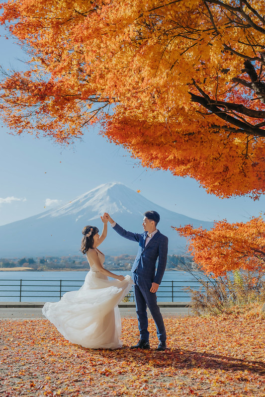 【富士山楓葉婚紗】日本拍婚紗 富士山景點 河口湖楓葉婚紗 富士山婚紗攝影 旅拍蜜月婚紗 海外婚紗婚禮攝影推薦 海外婚紗攝影