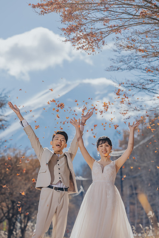 【富士山楓葉婚紗】日本拍婚紗 富士山景點 河口湖楓葉婚紗 富士山婚紗攝影 旅拍蜜月婚紗 海外婚紗婚禮攝影推薦 海外婚紗攝影