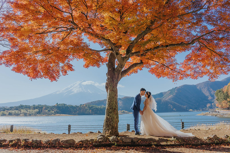 【富士山楓葉婚紗】日本拍婚紗 富士山景點 河口湖楓葉婚紗 富士山婚紗攝影 旅拍蜜月婚紗 海外婚紗婚禮攝影推薦 海外婚紗攝影