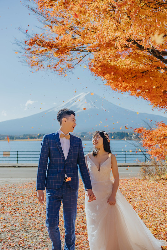【富士山楓葉婚紗】日本拍婚紗 富士山景點 河口湖楓葉婚紗 富士山婚紗攝影 旅拍蜜月婚紗 海外婚紗婚禮攝影推薦 海外婚紗攝影