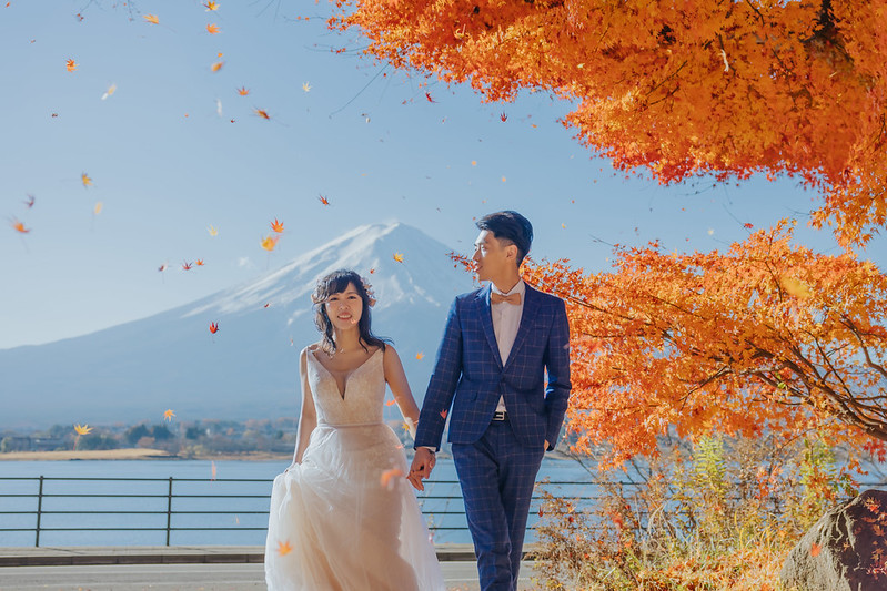 【富士山楓葉婚紗】日本拍婚紗 富士山景點 河口湖楓葉婚紗 富士山婚紗攝影 旅拍蜜月婚紗 海外婚紗婚禮攝影推薦 海外婚紗攝影
